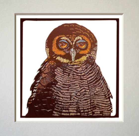 brown owl print